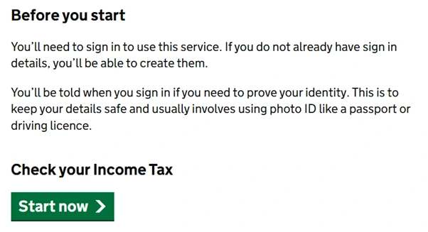 Income Tax Login Page