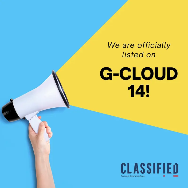 ClassifIeD screening services is officially listed on the G-Cloud 14 framework!